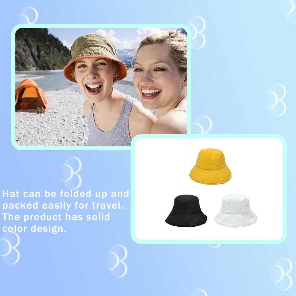 Mũ Tai Bèo Cotton Chống Nắng Màu Sắc Thời Trang Đi Biển Cho Nữ