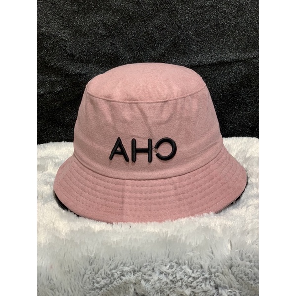 MŨ BUCKET NHUNG THÊU AHC - NÓN BUCKET AHC