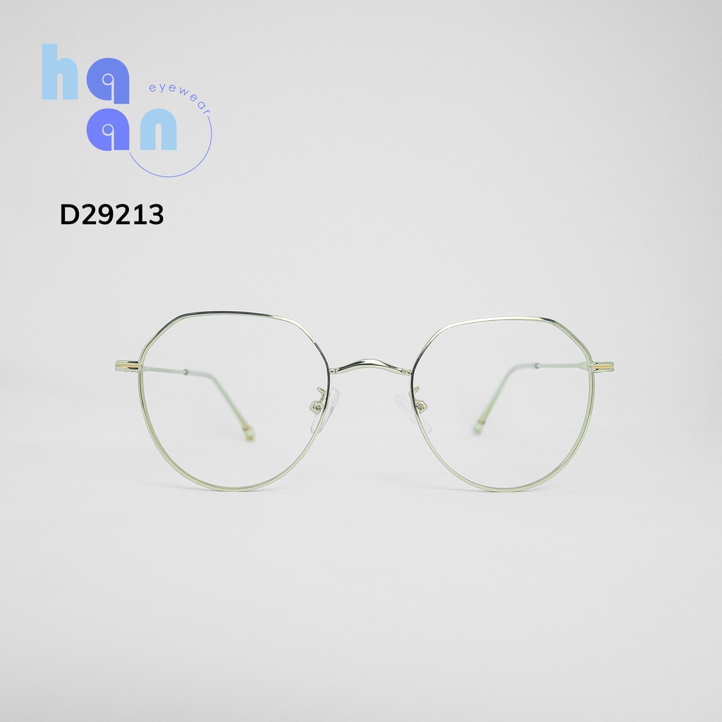 Gọng kính cận kim loại unisex, gọng kính đa giác cho nam nữ đẹp nhiều màu - kính mắt Hà An | BigBuy360 - bigbuy360.vn