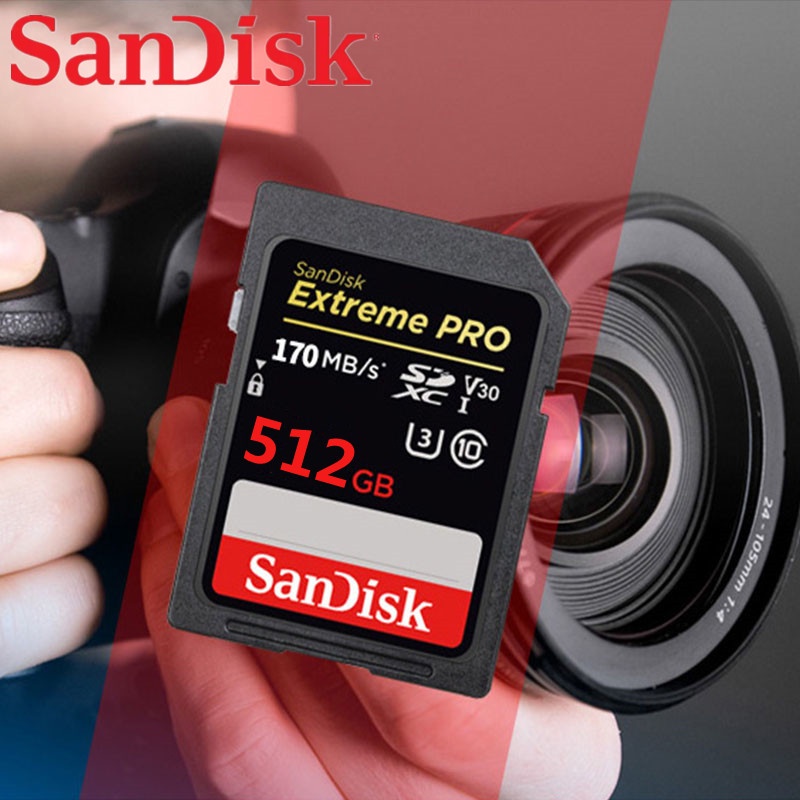 Thẻ Nhớ Sandisk PRO SD Class 10 512GB / 256GB / 128GB / 64GB / 32GB / 16GB