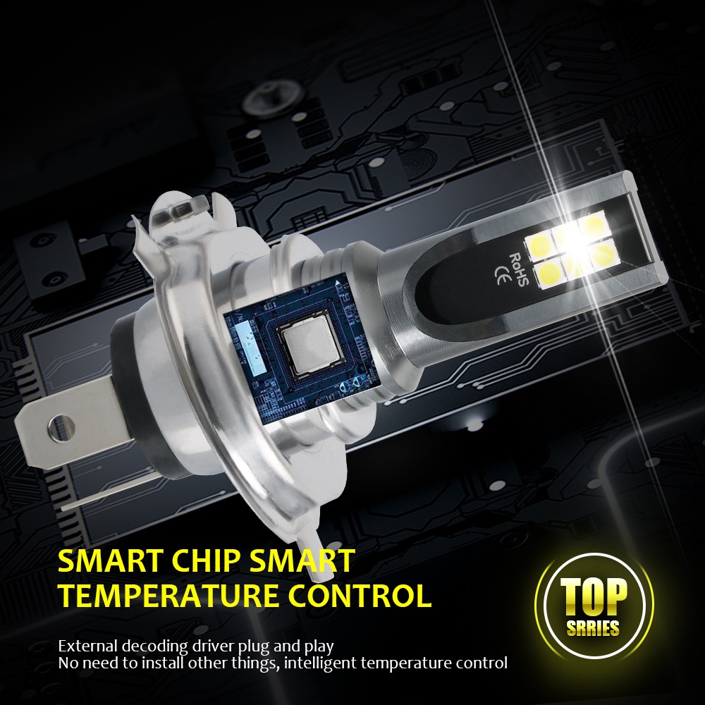 1 Đèn LED Sương Mù Siêu Sáng H1 H3 H4 H7 H11 9005 9006 3030 12smd Cho Xe Hơi