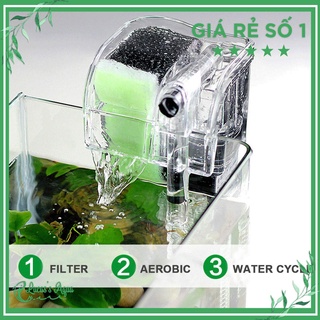Lọc thác bể cá mini siêu trong suốt FL-01