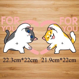 Hình ủi , hình in nhiệt - mẫu ''mèo for you''