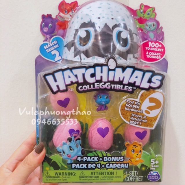 Vỉ trứng Hatchimals ss2 fullbox chính hãng