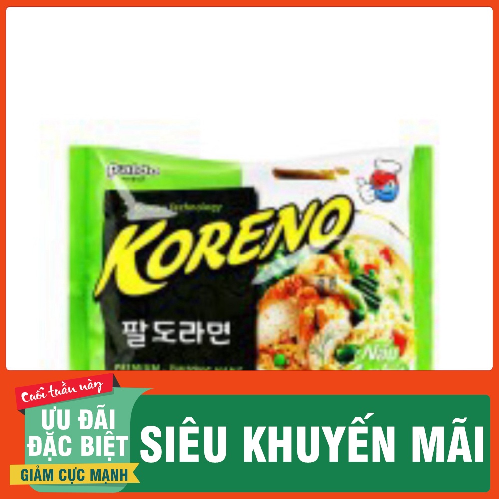 MÌ ăn liền KORENO PALDO VỊ GÀ/ KIM CHI/ BÒ CAY/ GÀ HẦM/ TÔM 100G