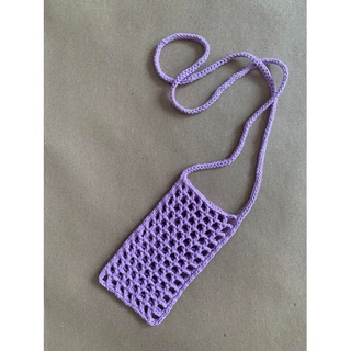 Túi móc len handmade đựng điện thoại