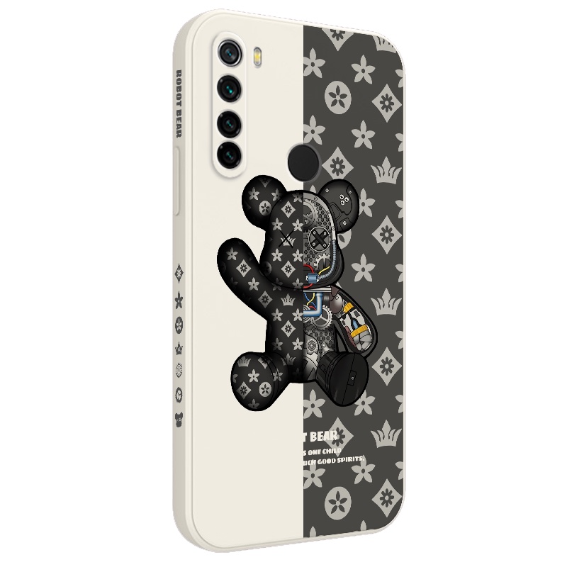 Ốp Điện Thoại Hình Gấu Thời Trang Sáng Tạo Cho Xiaomi Redmi Note 8 7 Pro