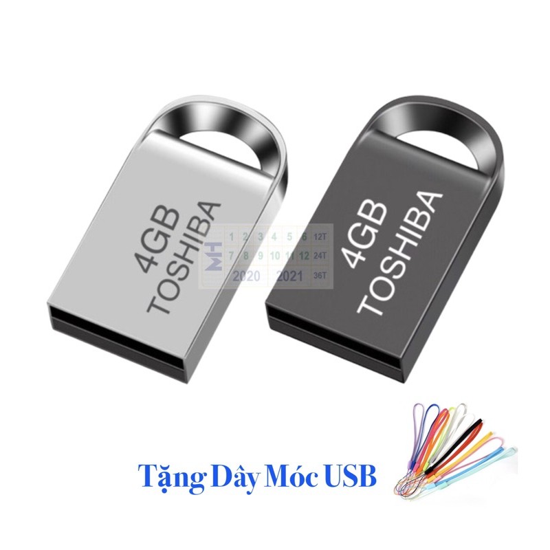 USB 4GB TSB Mini - Màu Bạc