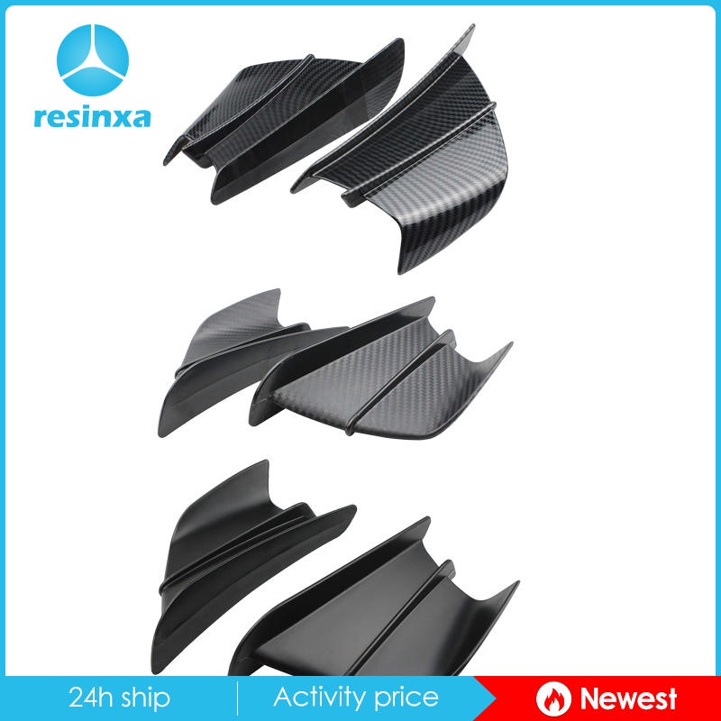 Set 2 Phụ Kiện Cánh Gió Trước Cho Xe Mô Tô H2 / H2R S1000RR V4 1299 ZX-10R R1