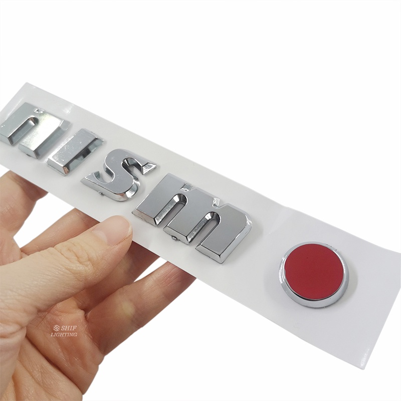 FENDER 1 x Miếng Dán Trang Trí Xe Hơi Hình Chữ Cái 3D ABS NISMO Thay Thế Cho NISSAN NISMO