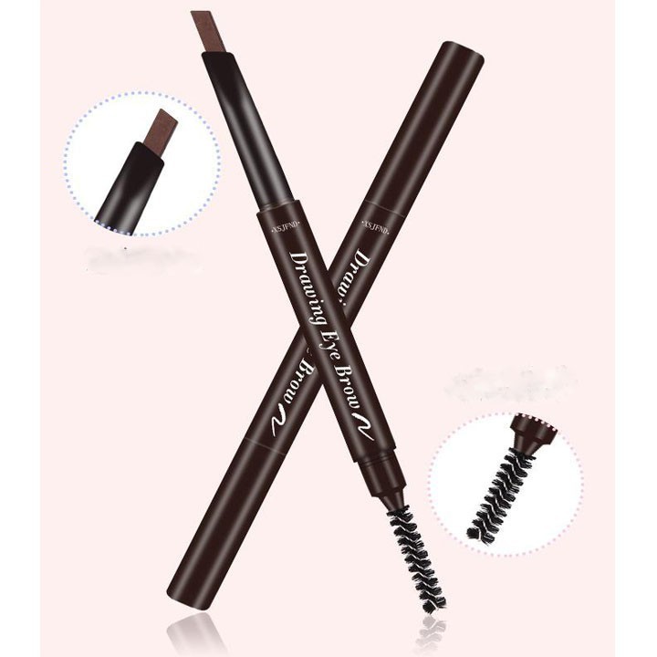 Bút Chì Kẻ Lông Mày Không Thấm Nước - Drawing Eye Brow 2 In 1 | BigBuy360 - bigbuy360.vn