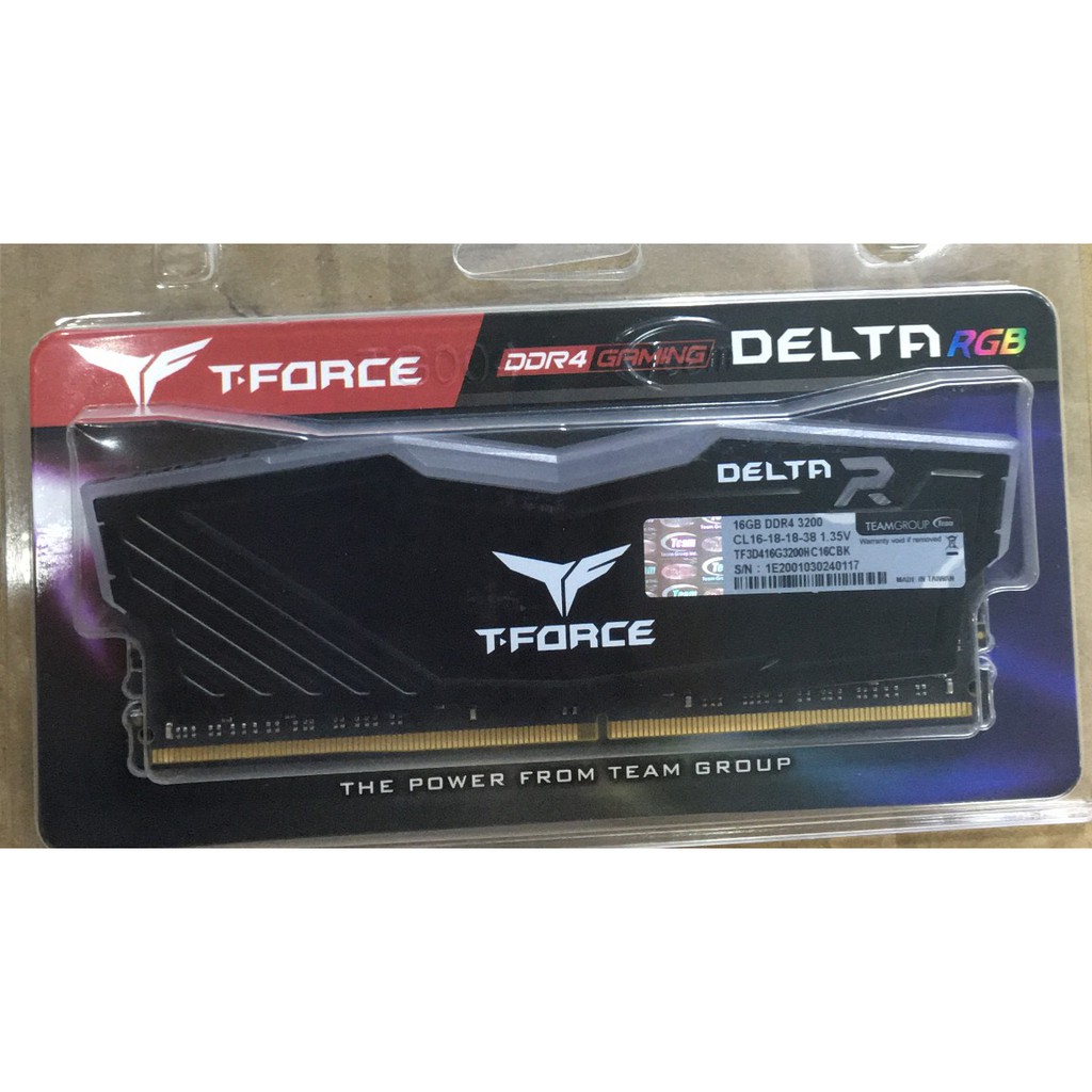 Ram TeamGroup T-Force Delta RGB 16GB DDR4 bus 3200 | BigBuy360 - bigbuy360.vn