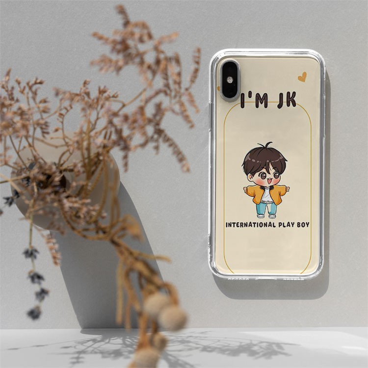 Ốp đt BTS I'm JK cute iPhone12promaxXS XR nữ 8plus mềm 7Plus X XR Xs Max 6 6s BLUBTS0787