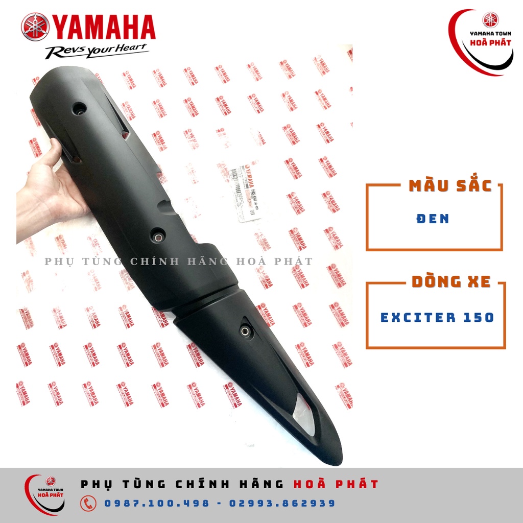 Ốp pô che pô zin exciter 150 mxking chính hãng Yamaha 100%