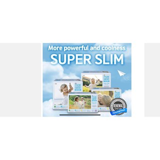 Combo 1 thùng bỉm quần/ dán Super slim Nature love mere nội địa hàn( S36/M32/L28/LQ30/XLQ28/XXLQ24)