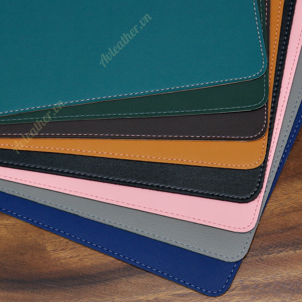 Thảm Trải Bàn Làm Việc DeskPad Da Cỡ Lớn Kiêm Miếng Lót Chuột Máy Tính Size Lớn