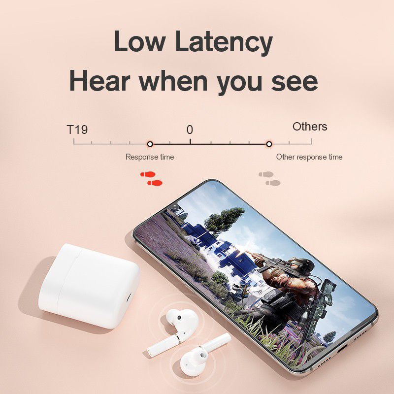 Tai nghe không dây TWS Haylou T19 bluetooth 5.0 thời gian sử dụng 30h