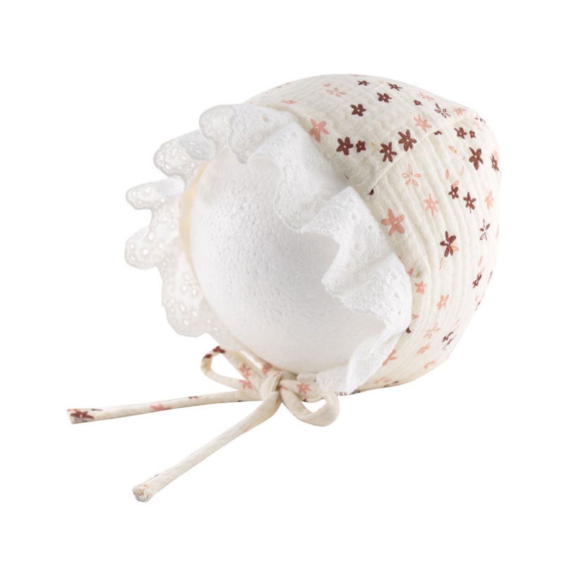 Mũ Cotton Chống Nắng In Họa Tiết Hoa Xinh Xắn Thời Trang Mùa Hè Cho Bé