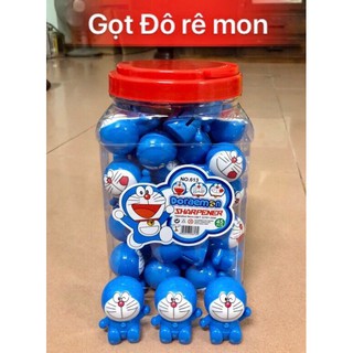 1 lọ gọt đô rê mon đẹp chắc chắn = 45 cái gọt màu xanh