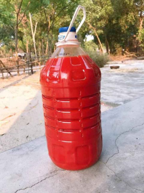 Nước ớt nguyên chất ép từ ớt Huế. 1 lít