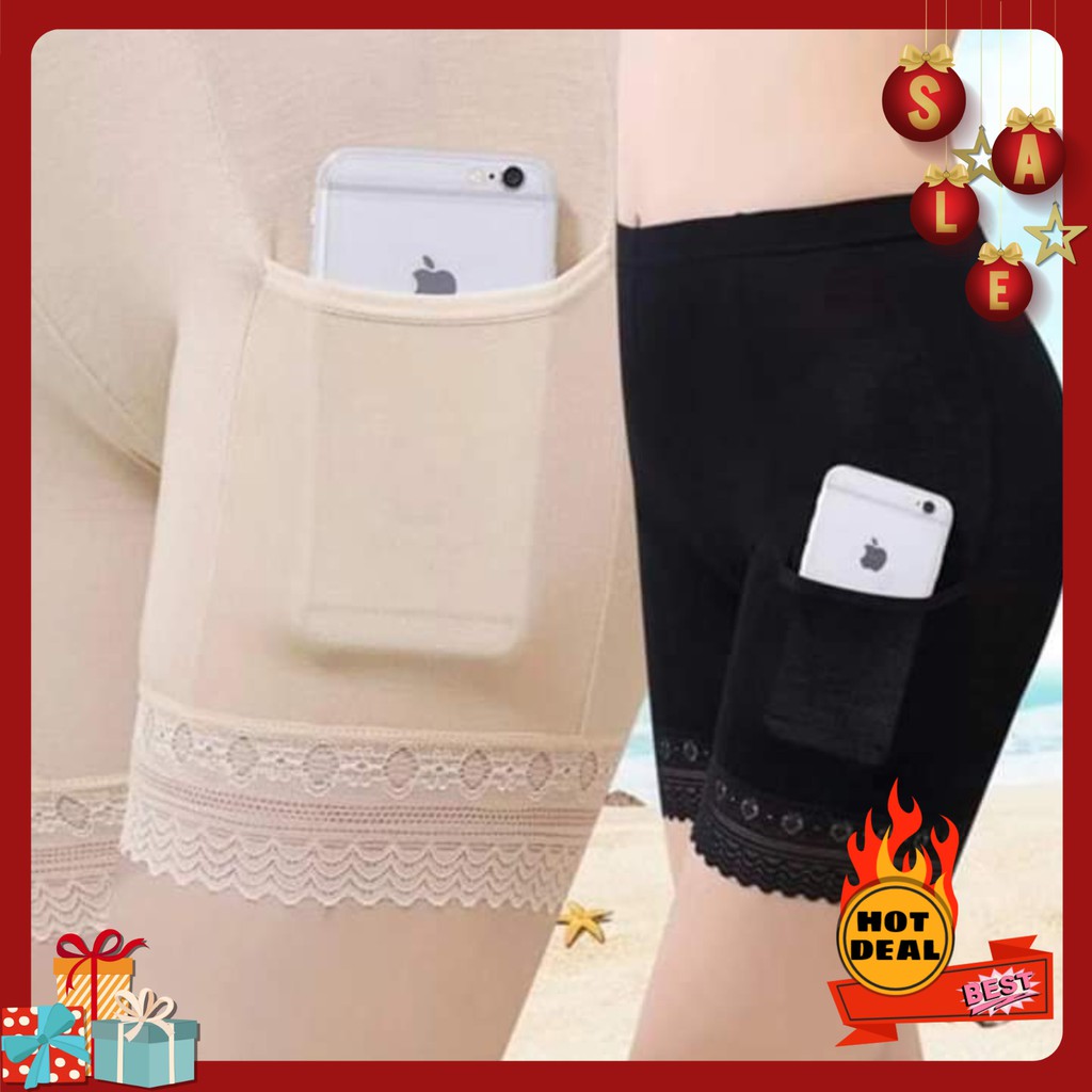Quần mặc váy có túi cotton Thái Lan