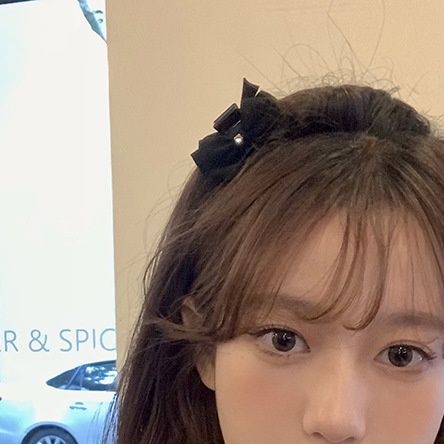Kẹp tóc nhỏ hình nơ màu đen phong cách Hàn Quốc thời trang cho nữ
