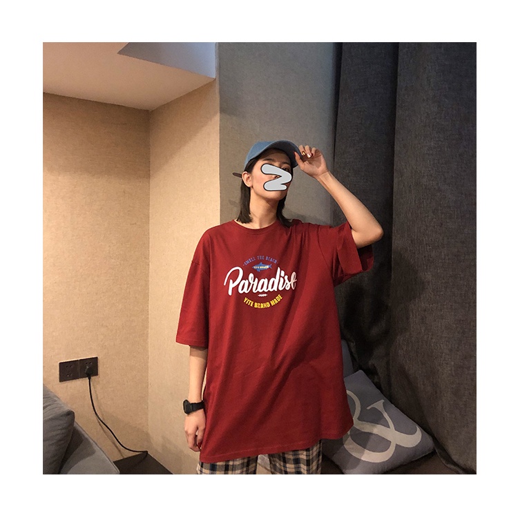 Áo thun tay lỡ  PARADISE  phông Unisex nam nữ tee oversize form rộng pull Ulzzang Streetwear Hàn Quốc vải mềm