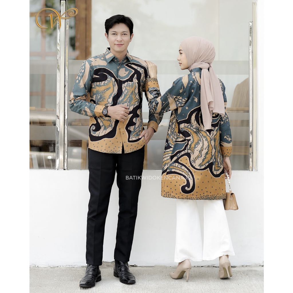 Cặp Đôi BATIK Họa Tiết Lá Chuối Trừu Tượng - TOSCA