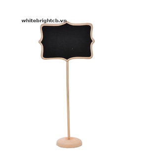 1pc  Mini Chalkboard Chalkboard Rectangular Angled Wedding Table Number Sign#