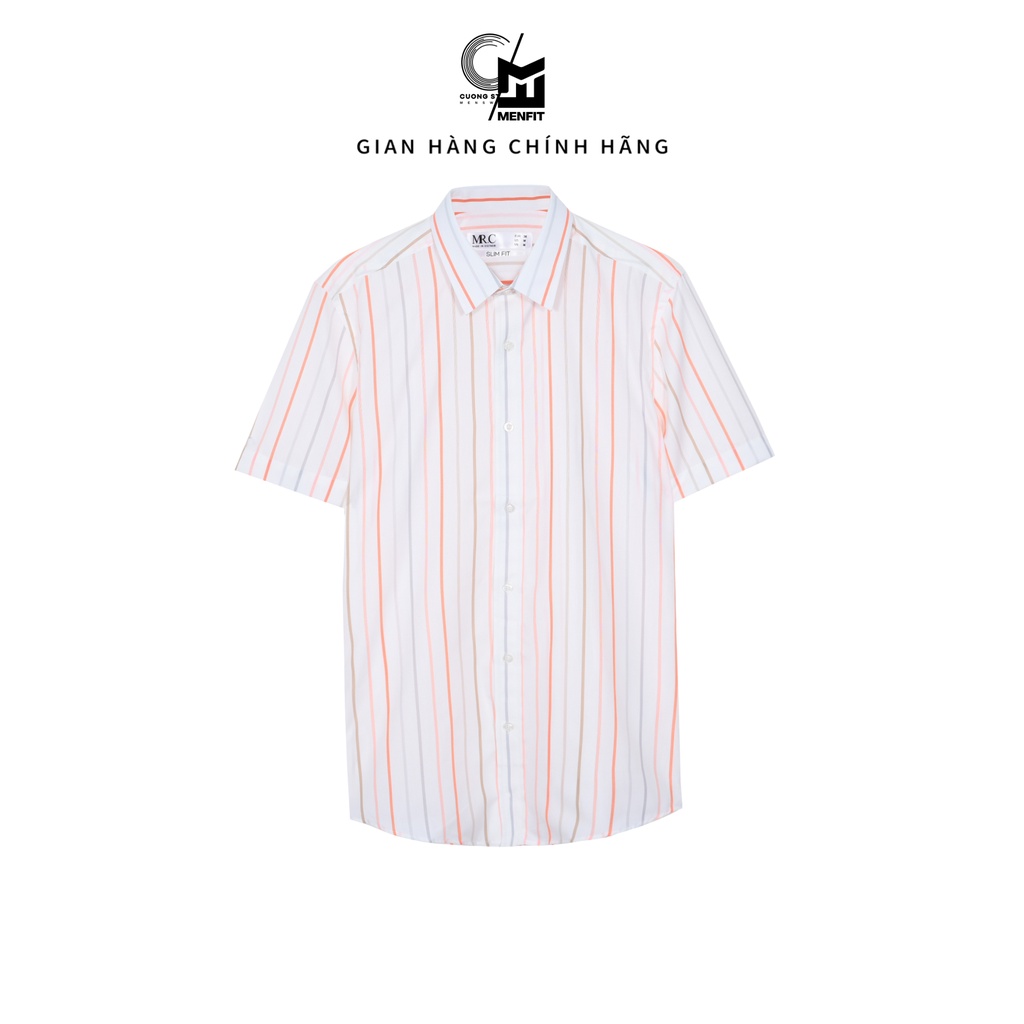 Áo sơ mi nam tay ngắn họa tiết sọc dọc 02-LH chất Cotton cao cấp mềm mịn thoáng mát chuẩn form tôn dáng CUONG STORE