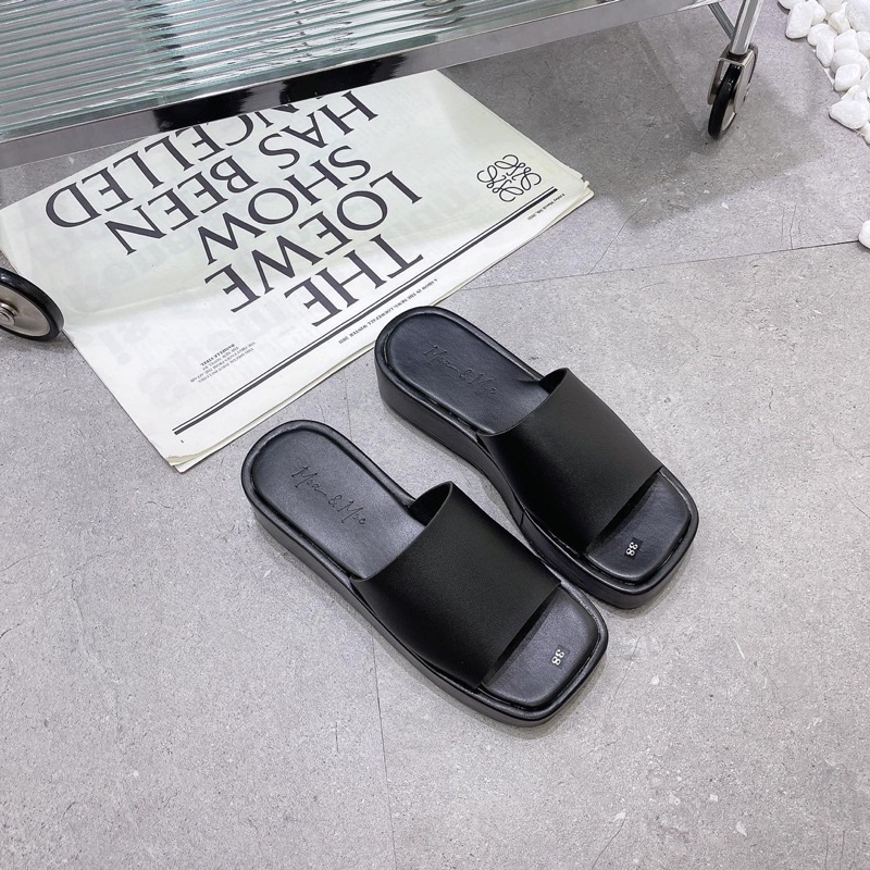 DÉP QUAI NGANG DA CAMEL ĐẾ CAO 4CM SIÊU HOTTREND