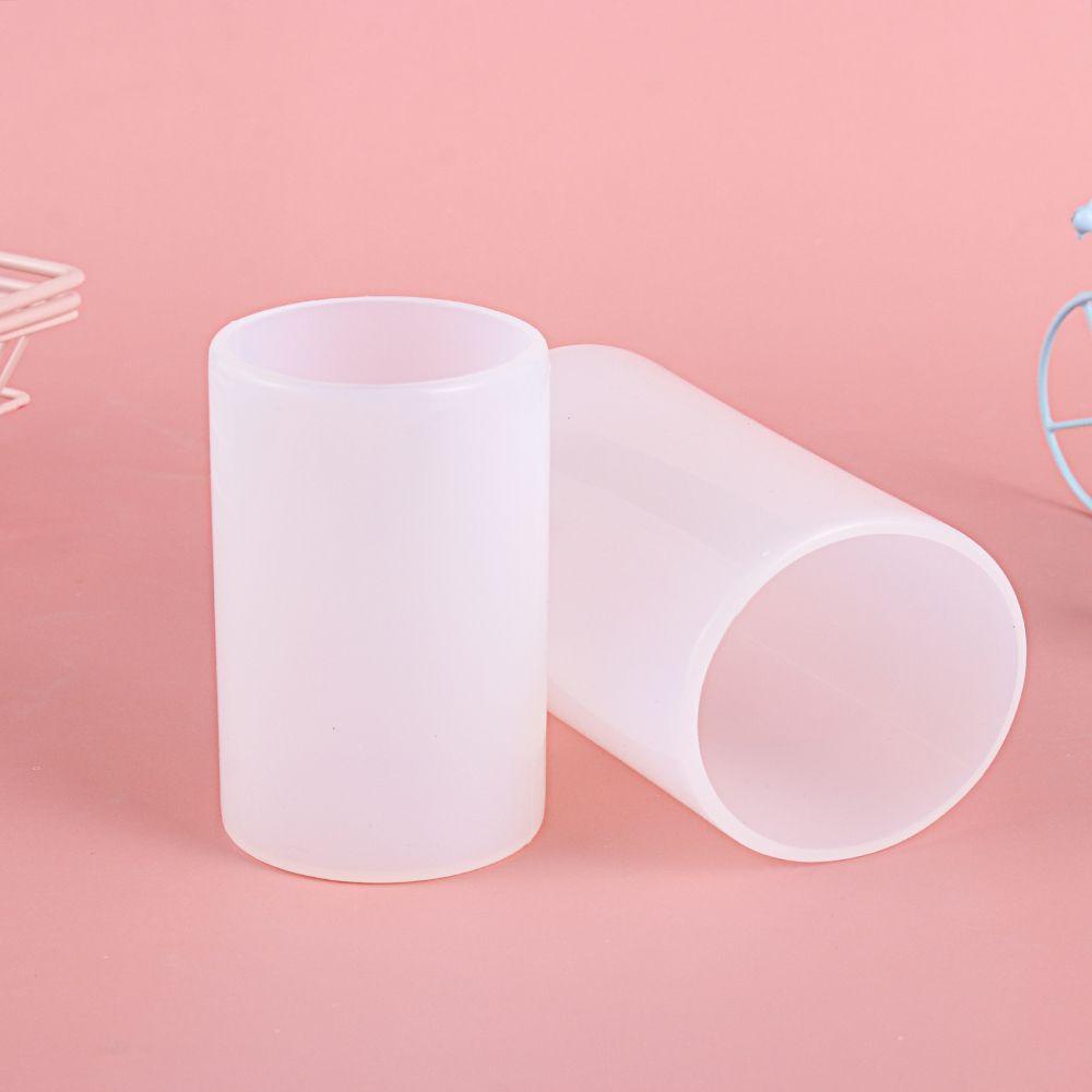 Khuôn Làm Nến Đất Sét Resin Hình Trụ Thủ Công