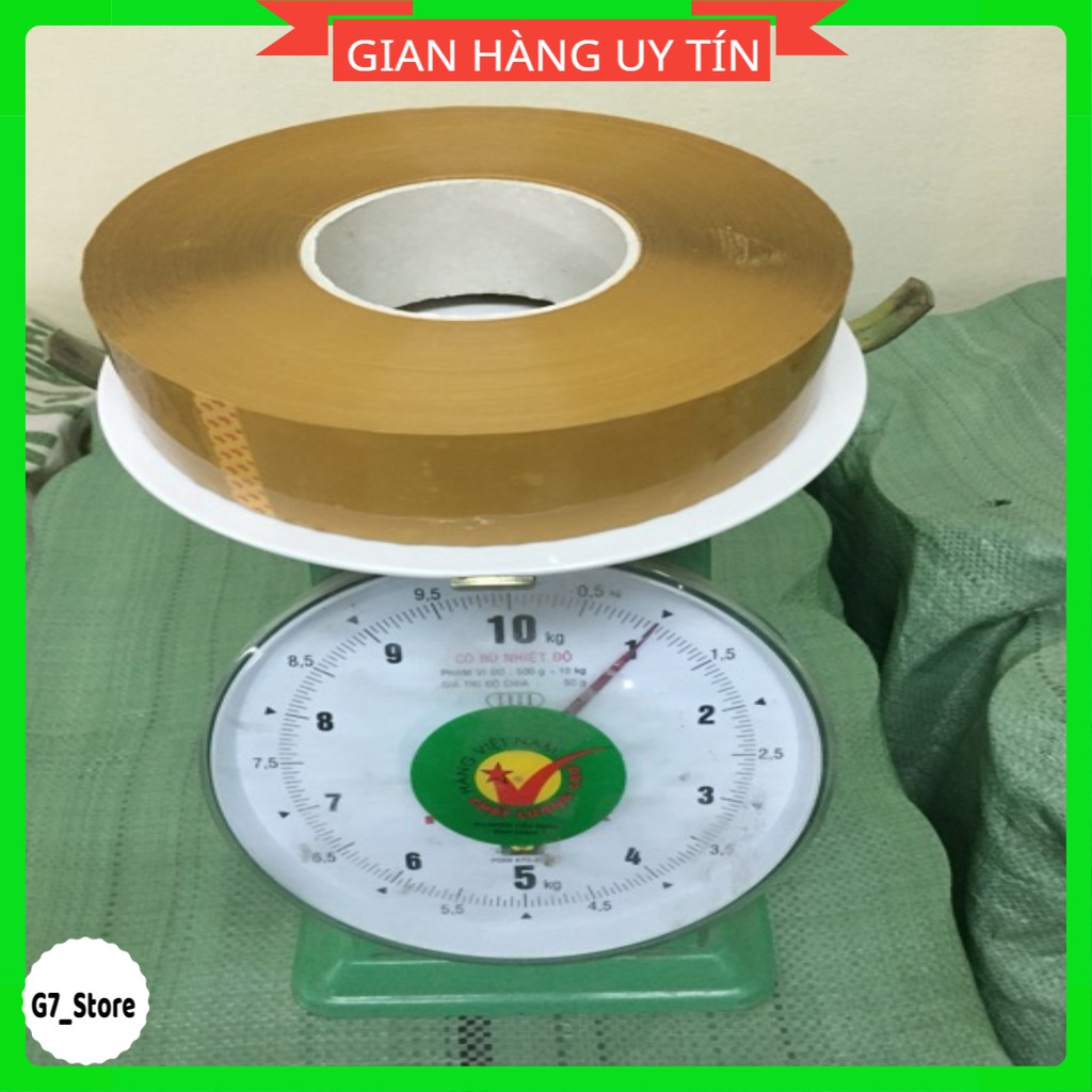 (SALE) Băng dính 1kg/cuộn lõi siêu mỏng 2,4mm