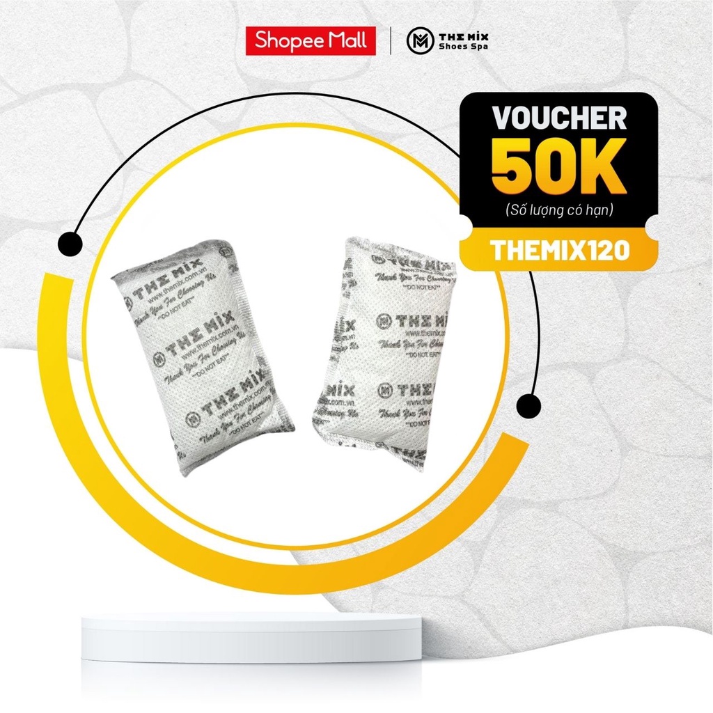 Gói hút ẩm Silicagel Thương Hiệu The Mix, Combo 10 Túi 50g cỡ to