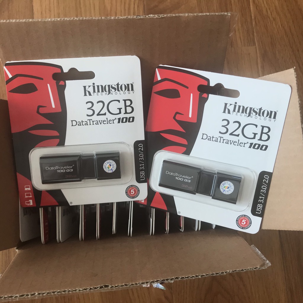 Hộp 25 Cái USB Kingston DT100G3 32GB 3.0/3.1 - Chính hãng | BigBuy360 - bigbuy360.vn