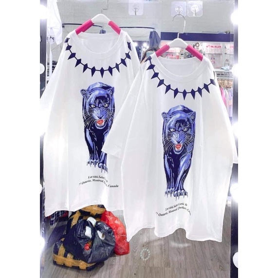 áo thun phom rộng in hoạ tiết