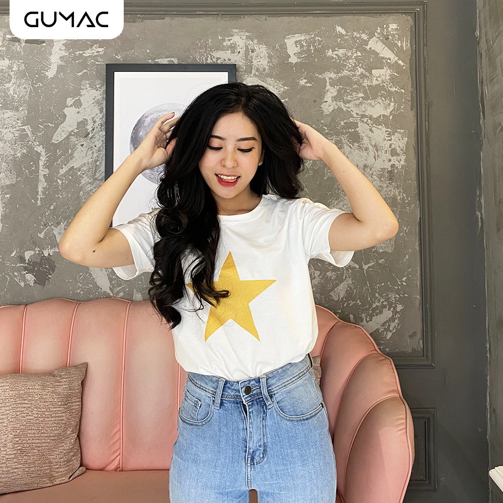 [Mã WABRGU100 giảm 15% đơn 249K tối đa 100k] Áo thun cho bé in ngôi sao GUMAC AT12022 | BigBuy360 - bigbuy360.vn