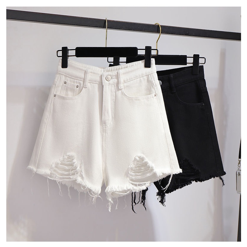Quần jean nữ short cạp cao quần đùi nữ hàng quảng châu loại 1