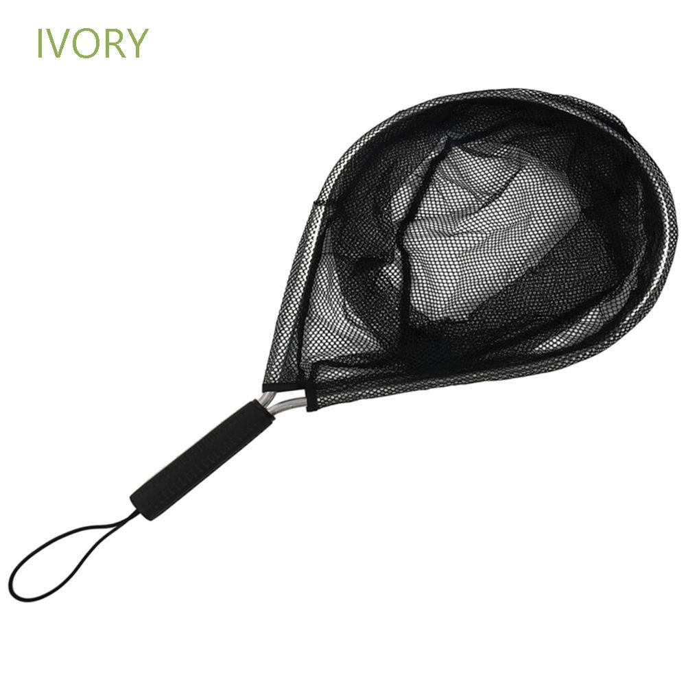 Vợt lưới bắt cá bằng nylon màu đen siêu bền tiện lợi
