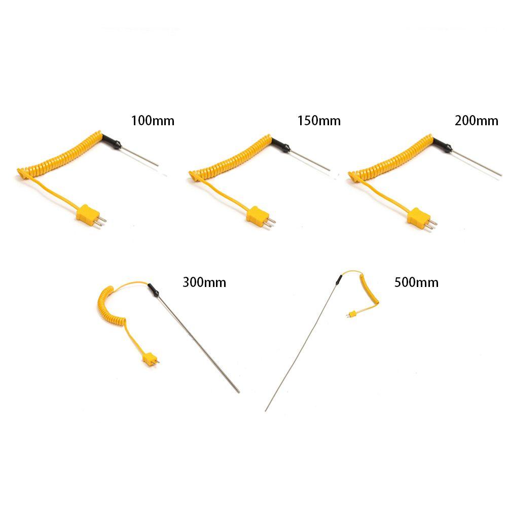 KUNHEV Cặp Nhiệt Điện Loại K 100 / 150 / 200 / 300 / 500mm - 50C Sang 1200C Kèm Dây Cáp