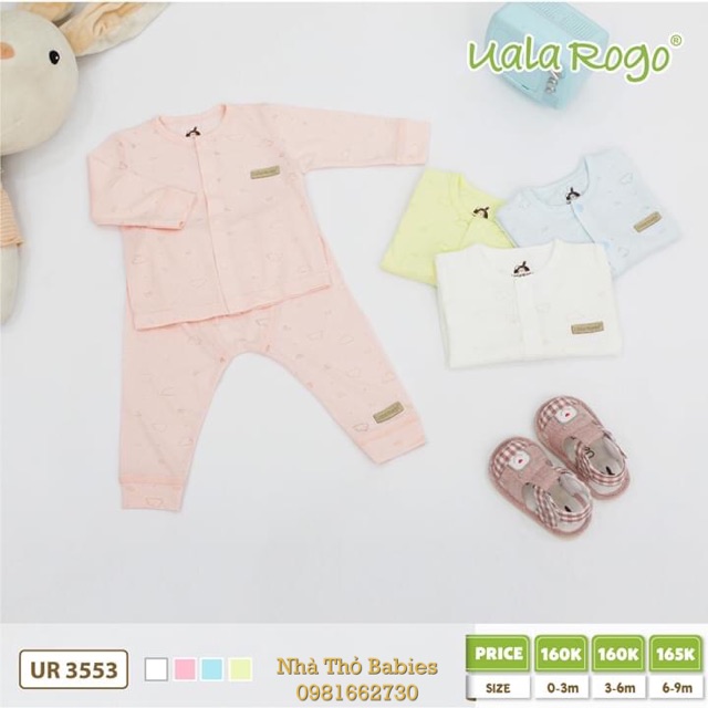 Bộ sơ sinh cài giữa 3553_Ualarogo