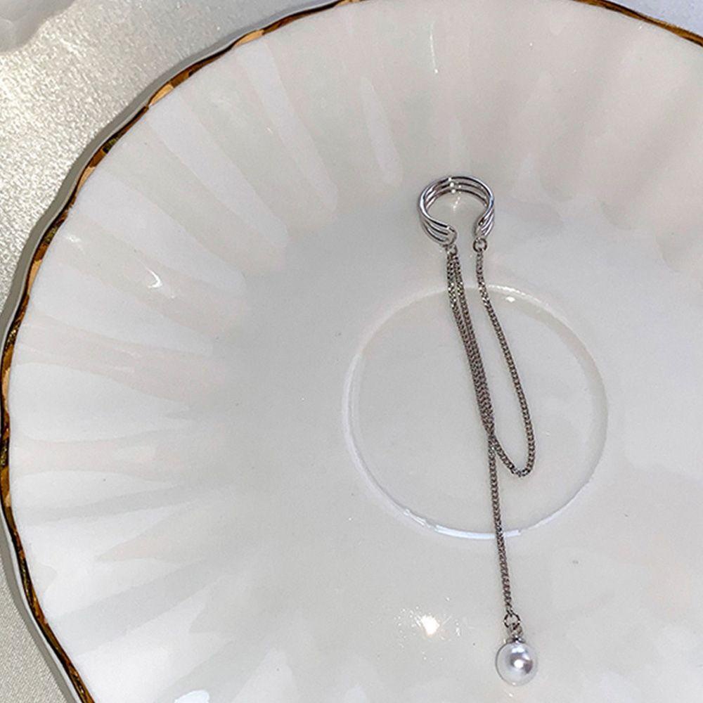 Khuyên Kẹp Vành Tai Dáng Dài Không Cần Xỏ Lỗ Thời Trang