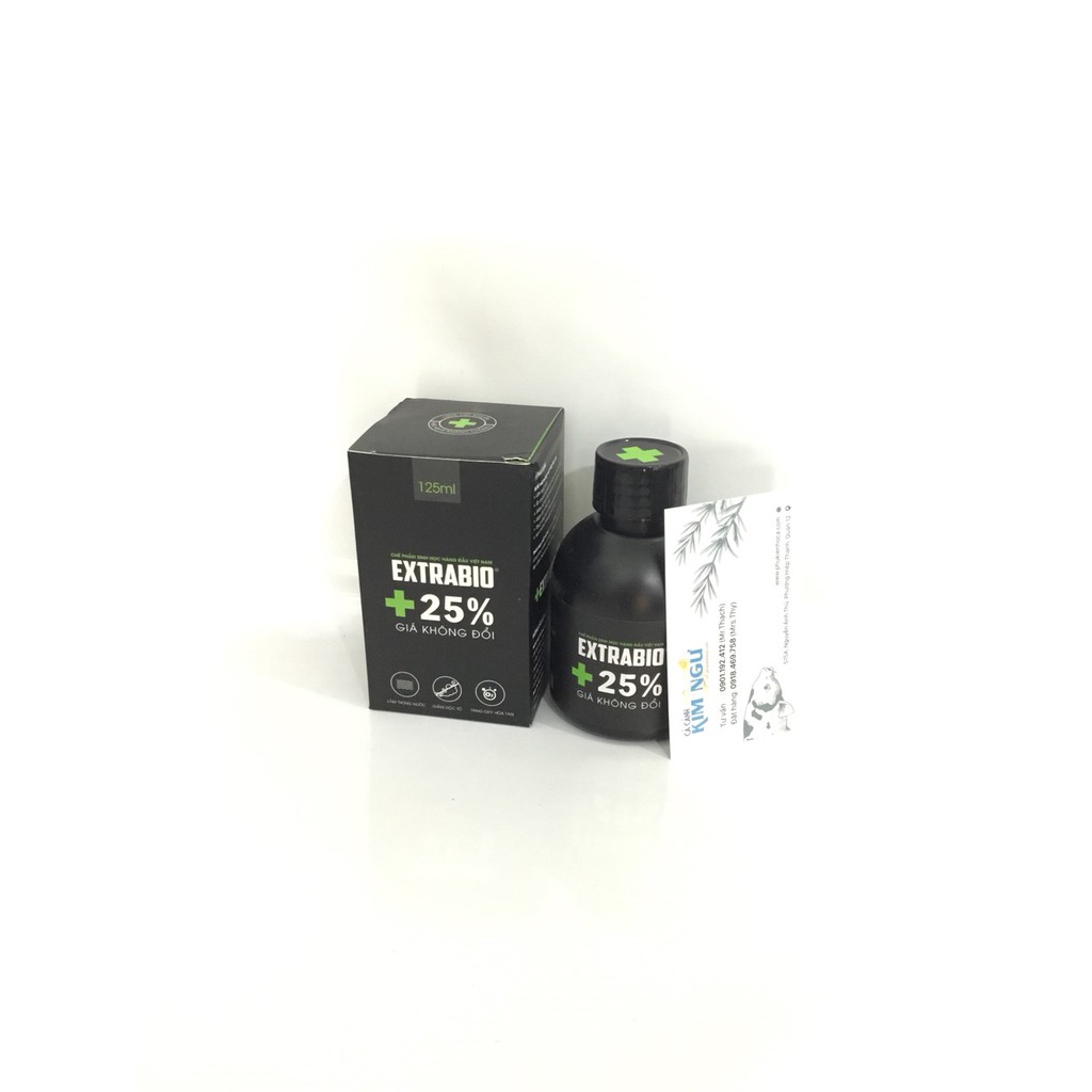 EXTRA BIO 125ML - Chế Phẩm Vi Sinh Làm Trong Nước - Khử Mùi Tanh Hôi - Cho Hồ Cá Cảnh