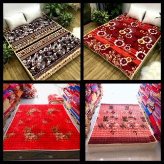 Thảm trải giường lông cừu 1m2x1m9