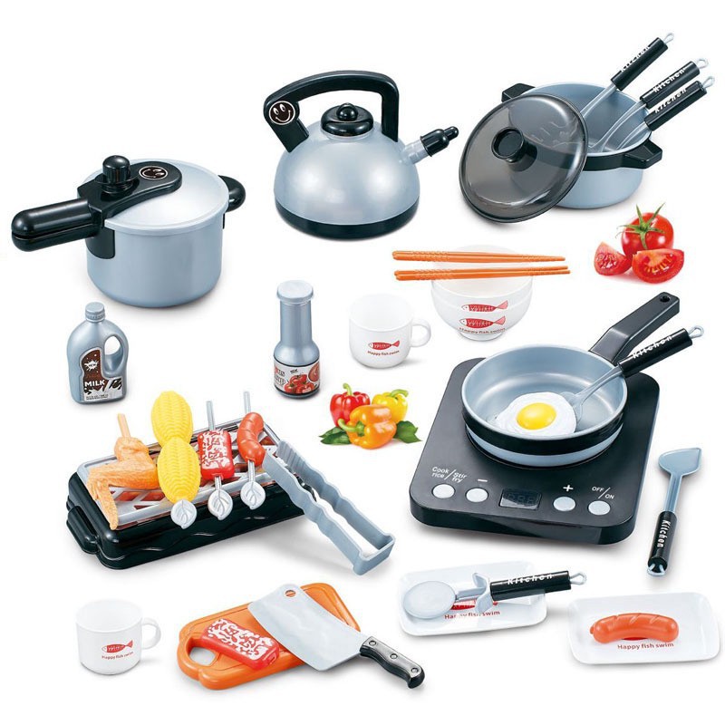 Bộ đồ chơi nấu bếp 36 món mang bếp, mẫu mã y như thật-Bộ nấu ăn 35 món kitchen scale