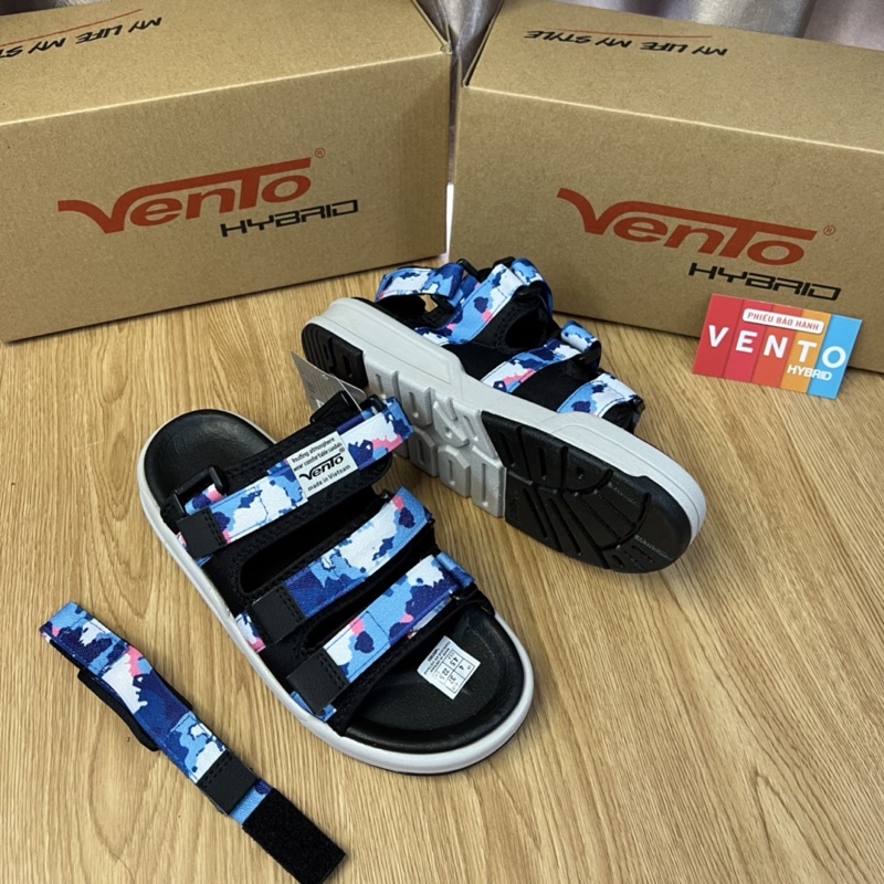 Sandal Vento chính hãng xuất khẩu Nhật NV1001 CAMO XANH DƯƠNG size 36-53