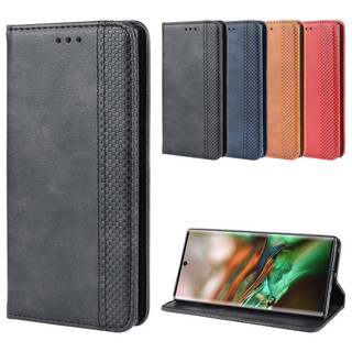 Ốp lưng da PU cho điện thoại Samsung Galaxy Note10 Note 10 Pro