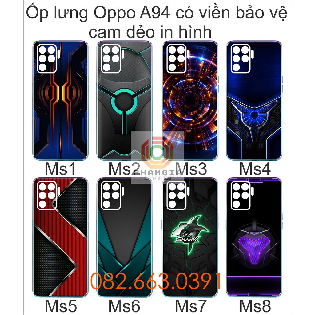 Ốp lưng Oppo A94 (4G/5G) có viền bảo vệ cam dẻo in hình công nghệ siêu đẹp