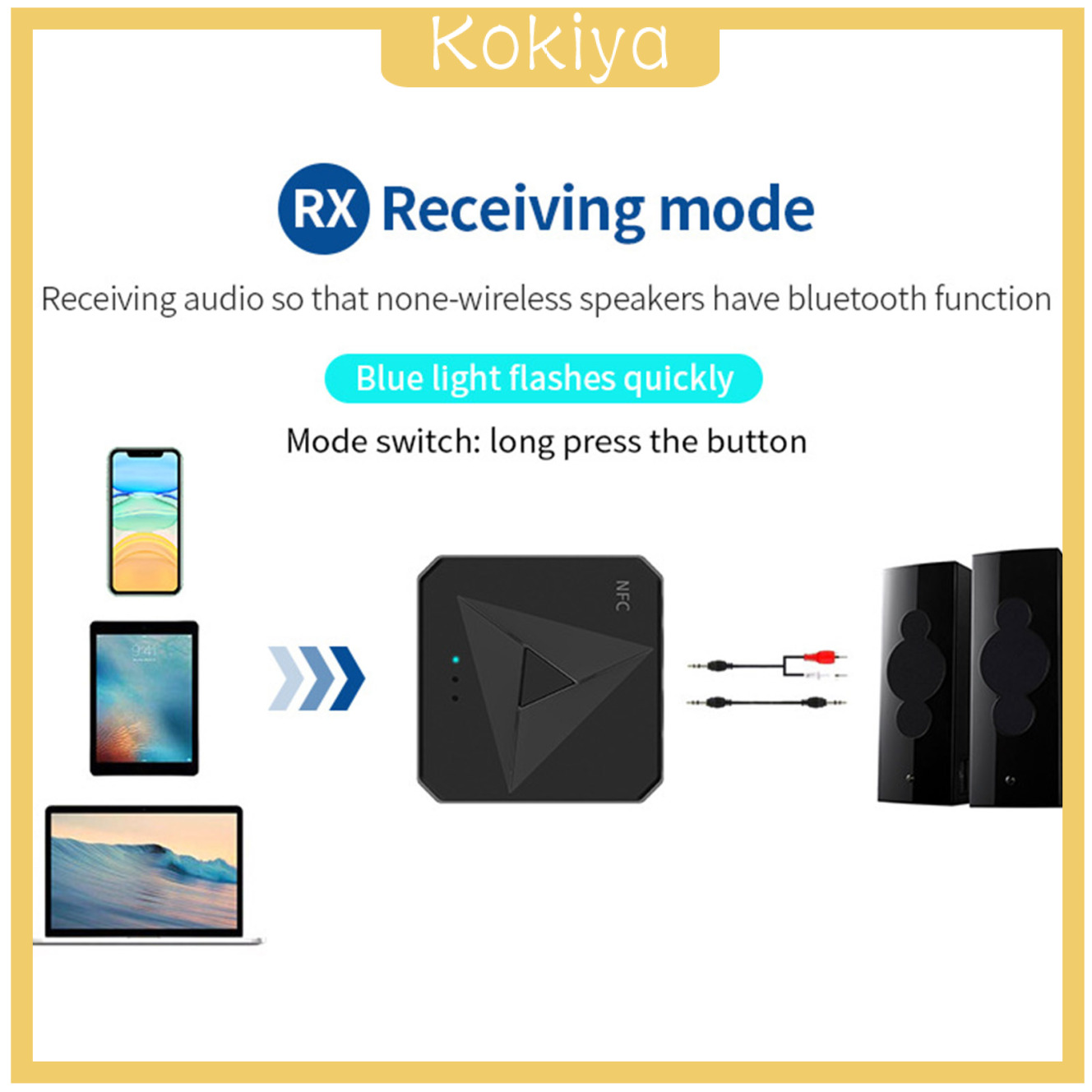 Bộ Thu Phát Tín Hiệu Bluetooth Kokaya Advanced 2 Trong 1 | BigBuy360 - bigbuy360.vn