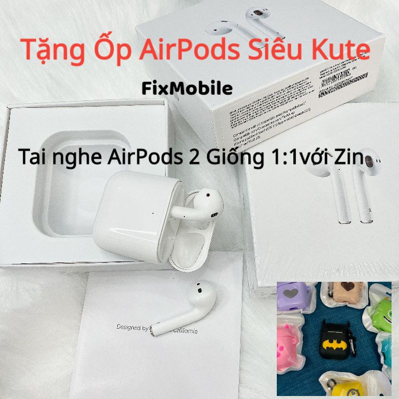 Tai nghe Air 2 Bluetooth Phiên Bản Cao Cấp / Dùng cả IOS và Android